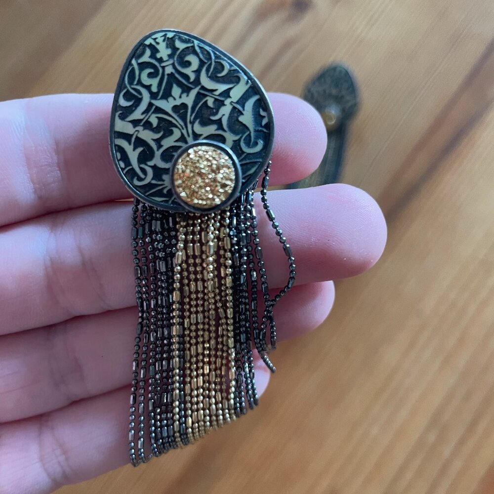 Made in Italy! Statement Earrings by Lucia Odescalchi - Picture 3 of 3